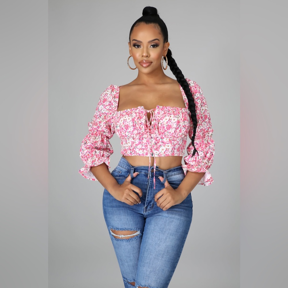 Floral Women’s Crop Top
